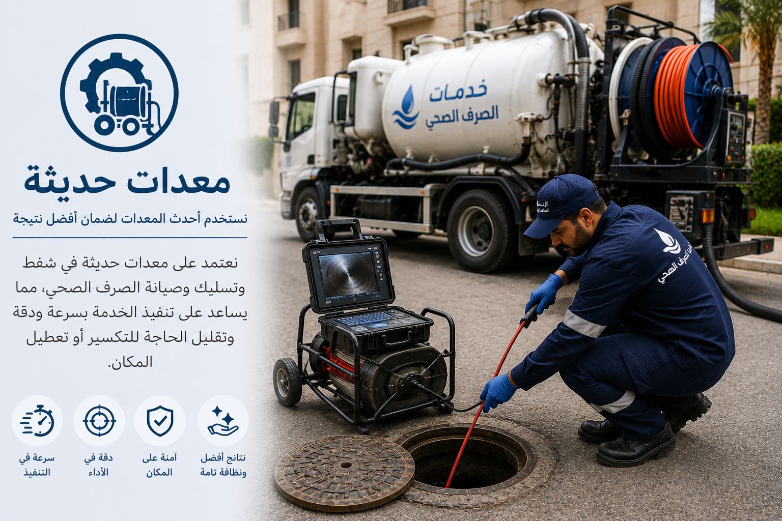 معدات حديثة