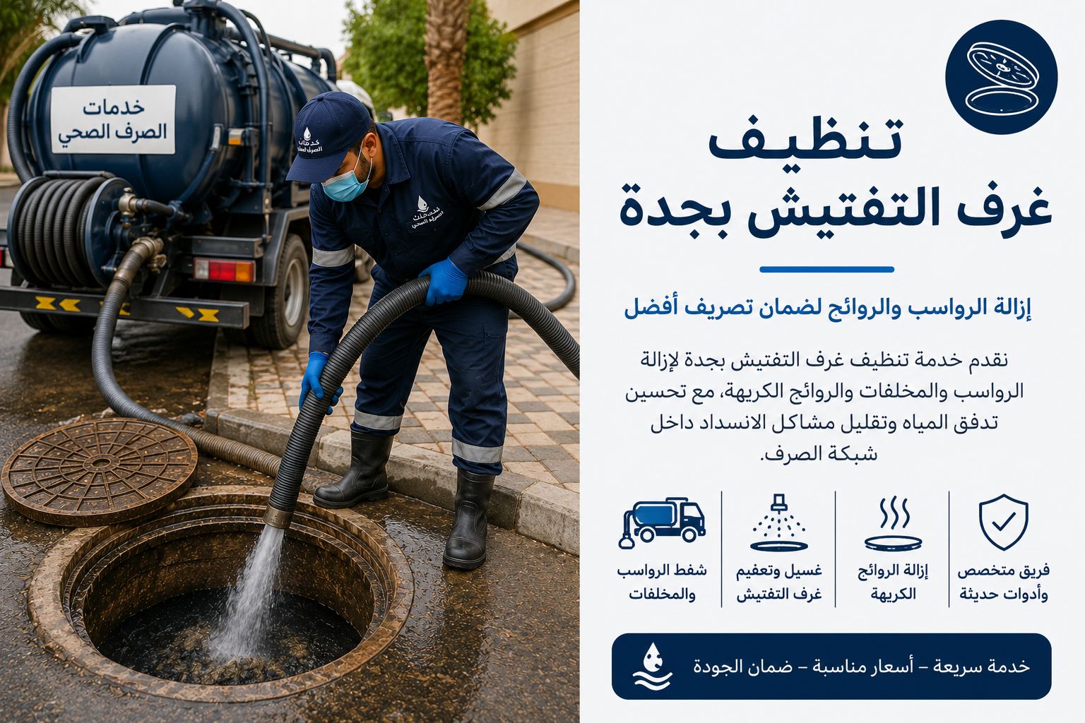 تنظيف غرف التفتيش بجدة